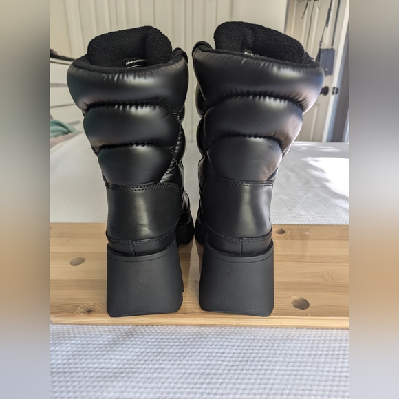 Cougar Verona Waterproof Winter Black Puffer Boots Size 8. - Picture 4 of 6